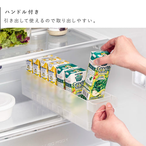 冷蔵庫収納ケース 仕切り付き S タワー.|s4